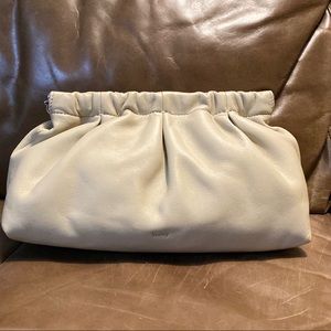 Theory pleated clutch